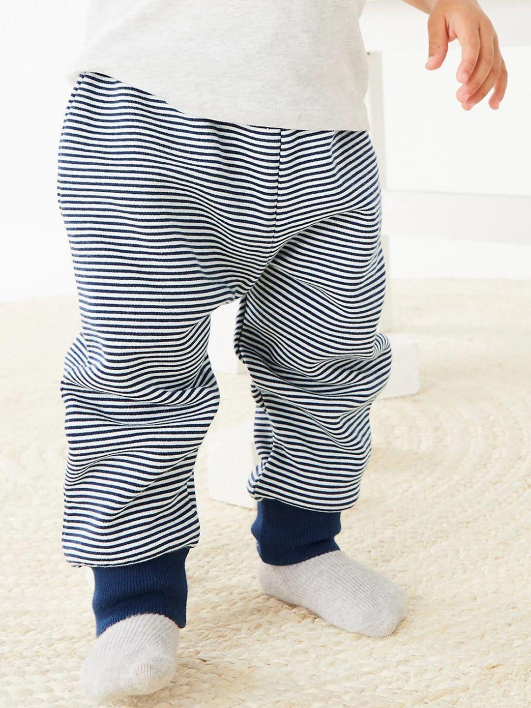 marks & spencer boys striped cotton joggers