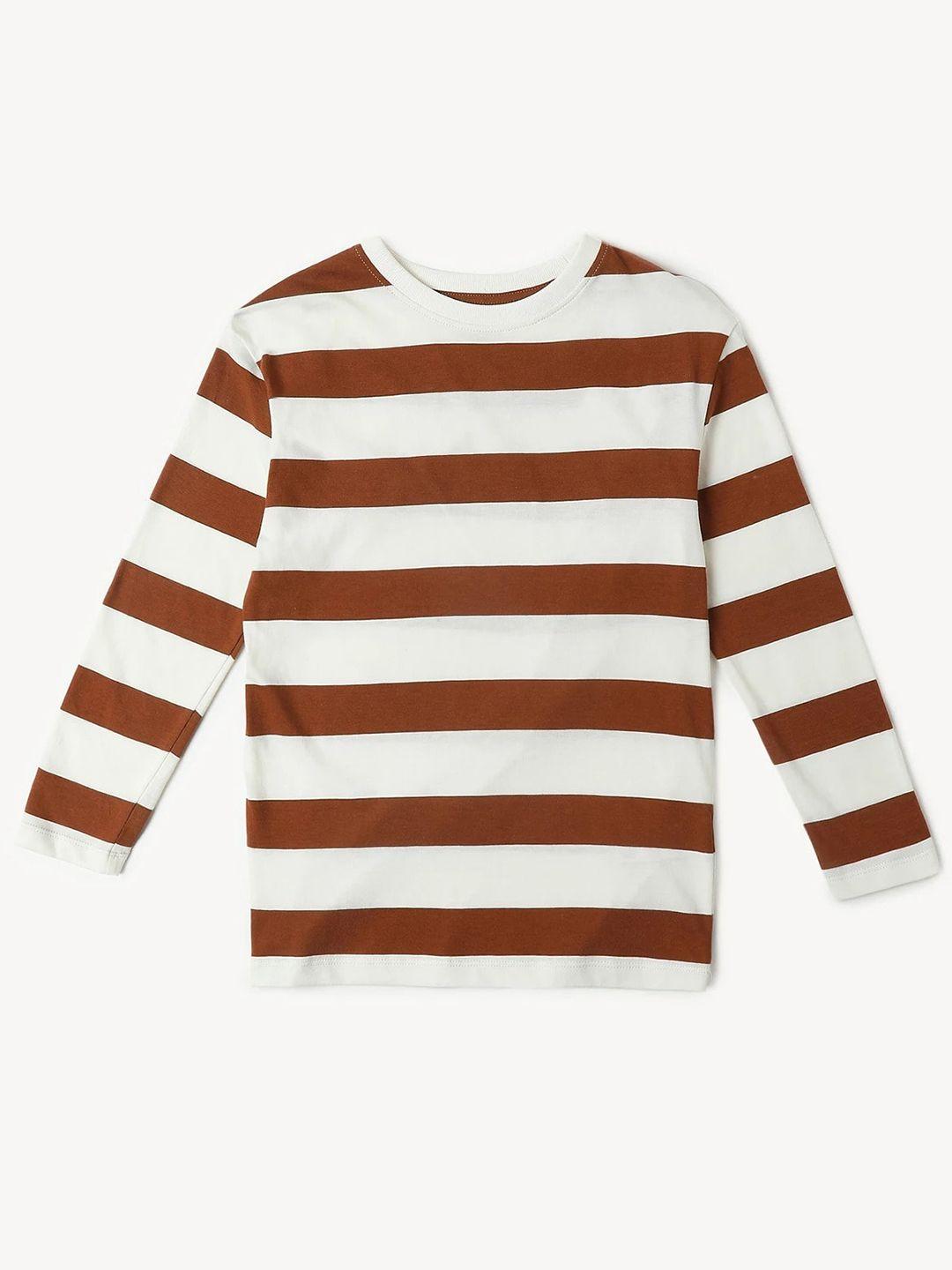 marks & spencer boys striped t-shirt