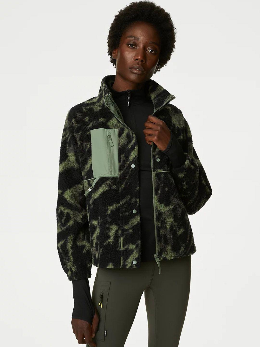 marks & spencer camouflage printed parka jacket