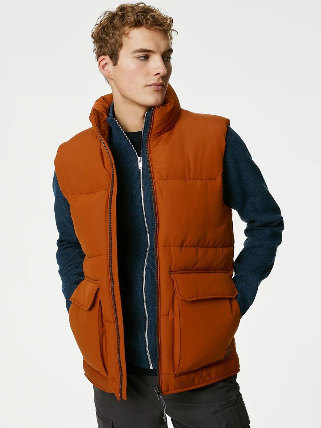 marks & spencer colourblocked lightweight padded jacket with patchwork