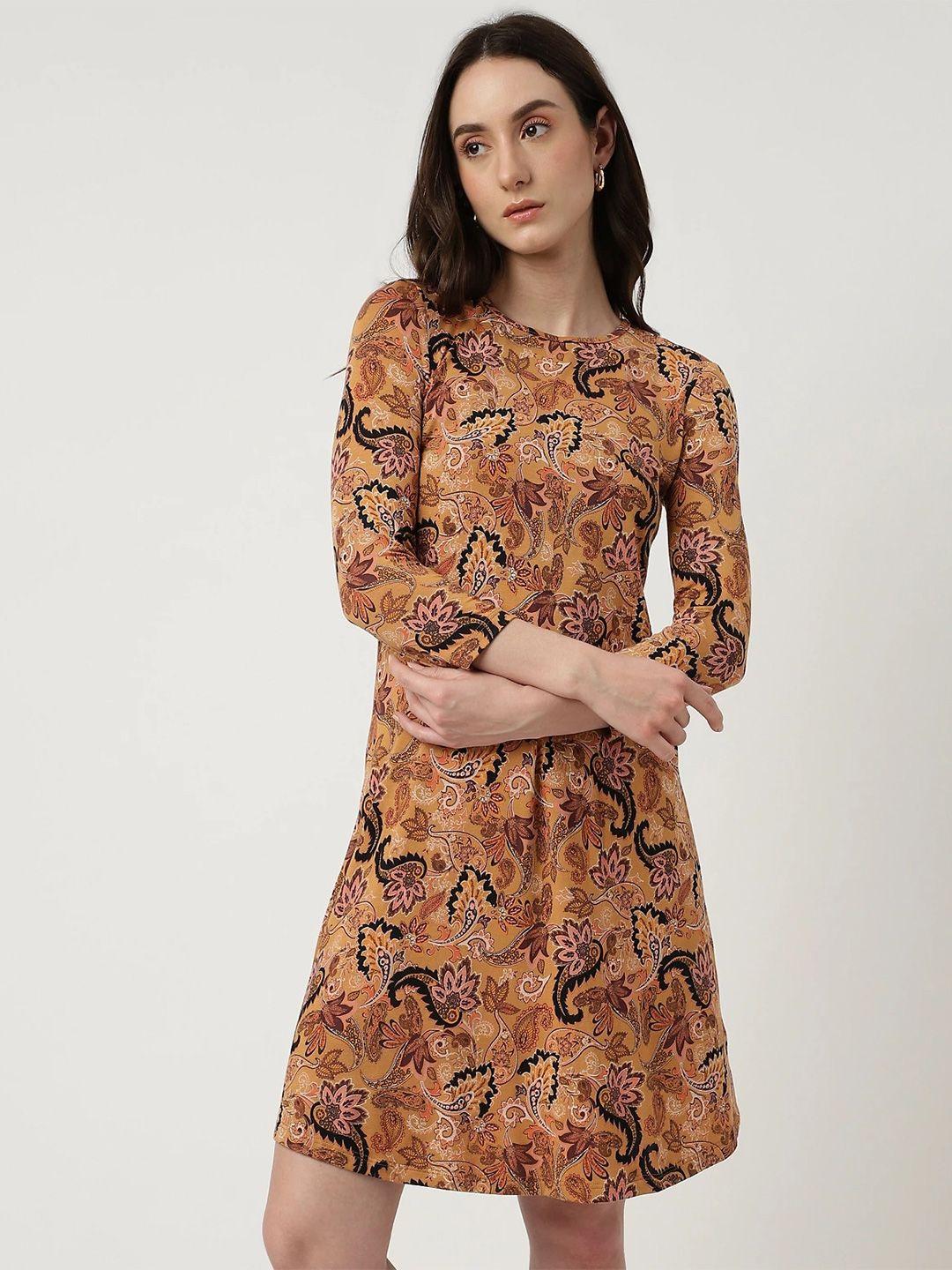 marks & spencer ethnic motifs a-line dress