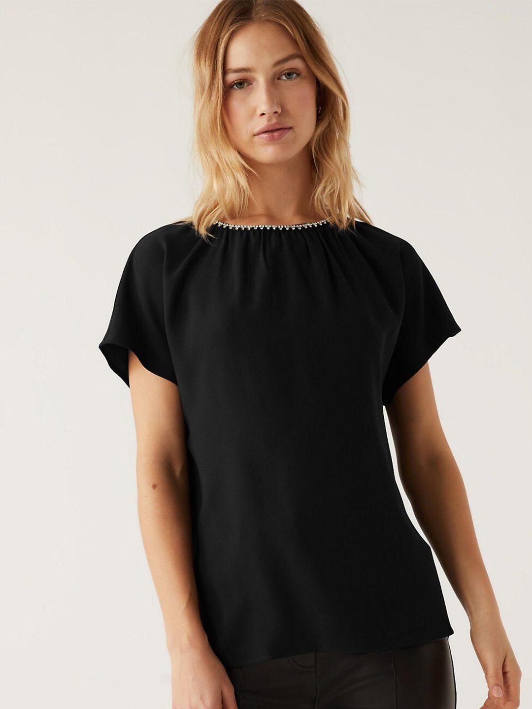 marks & spencer extended sleeves top