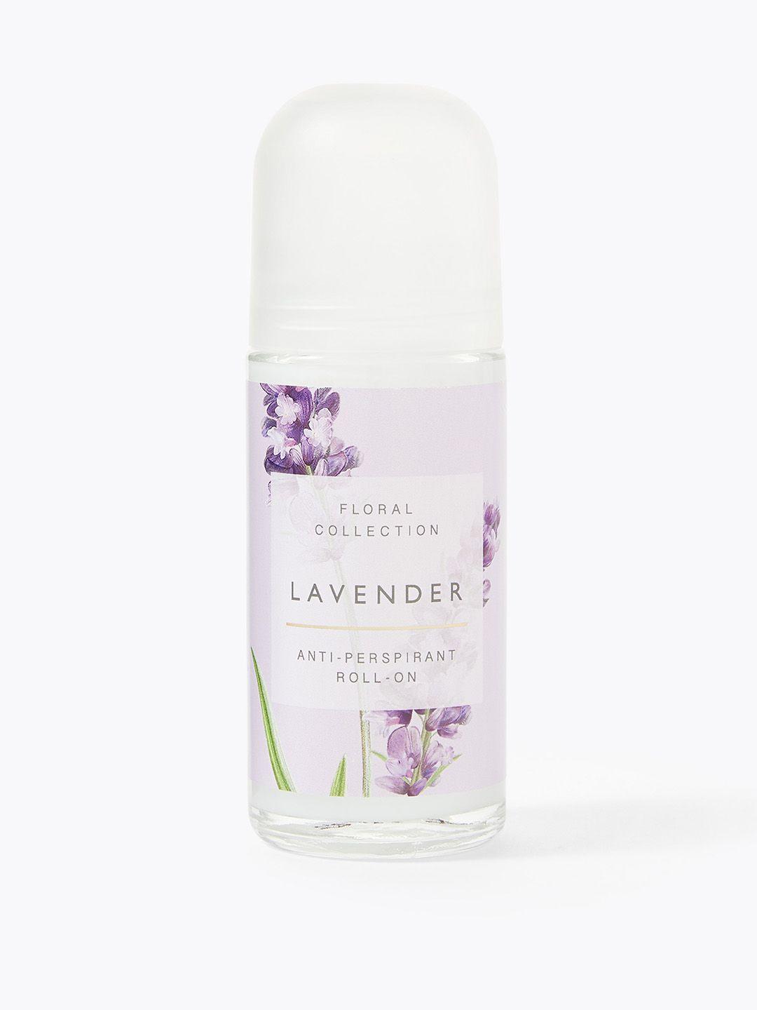 marks & spencer floral collection lavender anti-perspirant roll-on deodorant - 50 ml