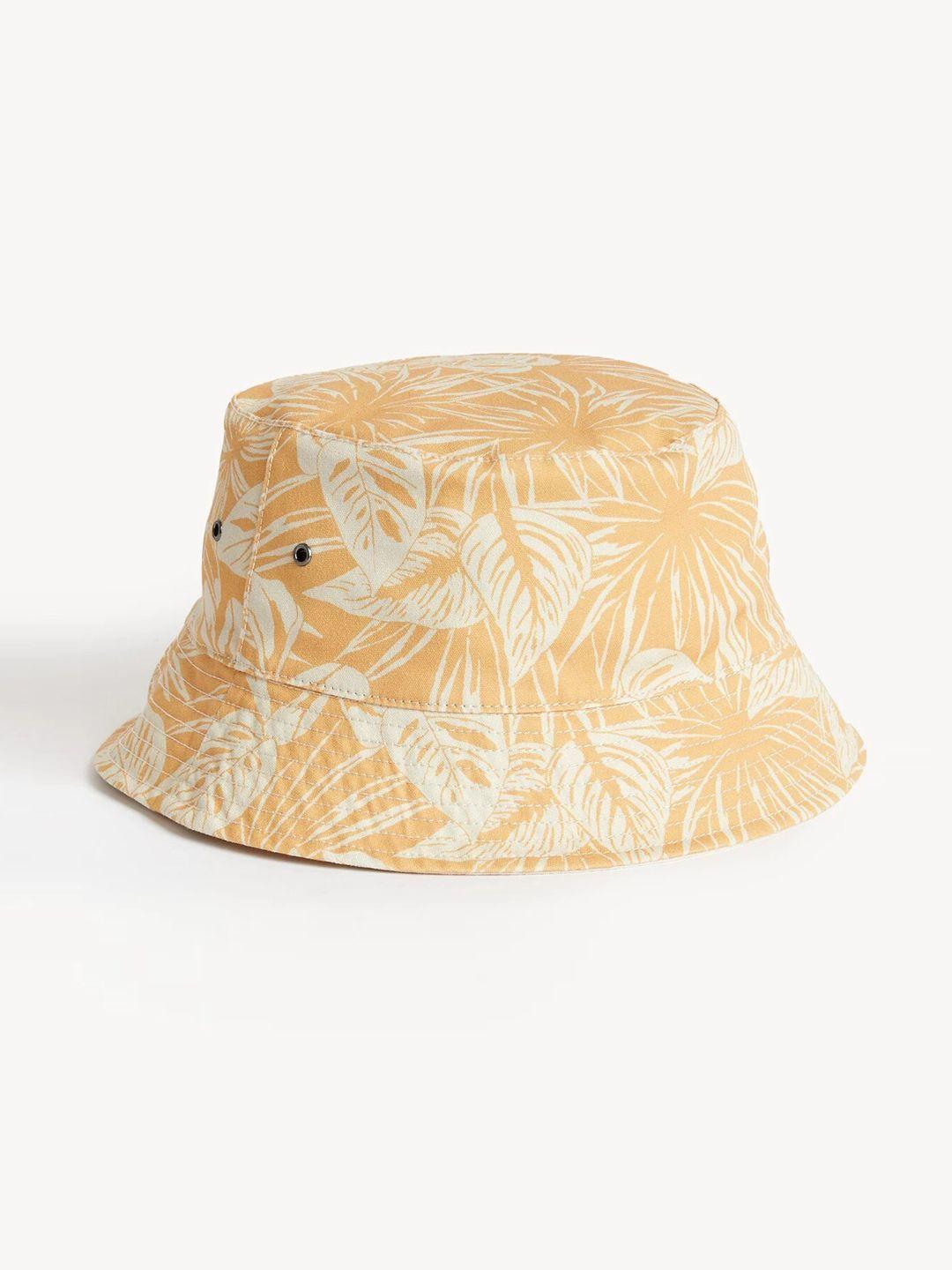 marks & spencer floral printed pure cotton bucket hat