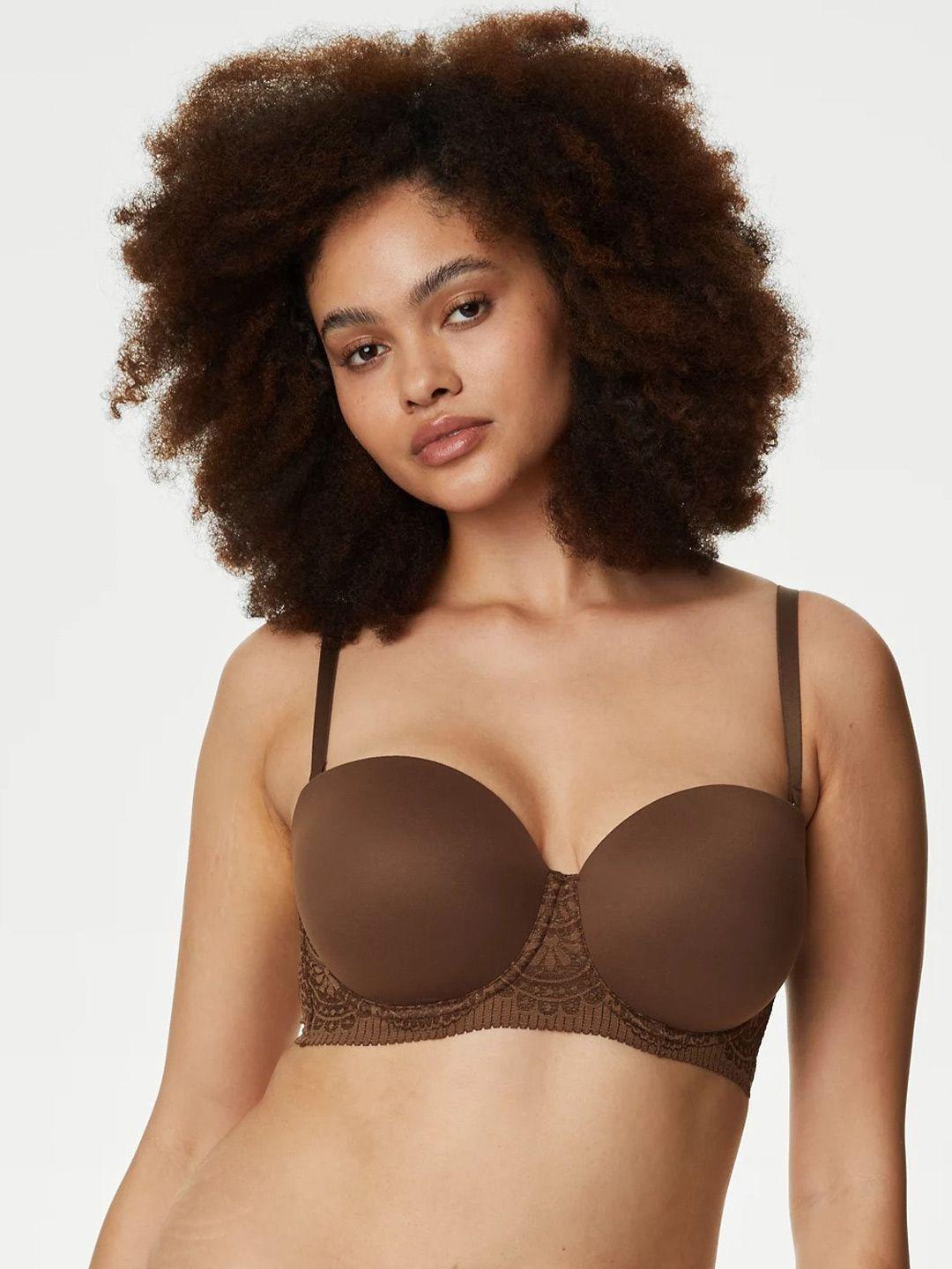 marks & spencer full coverage underwired lightly padded t-shirt bra with all day comfort