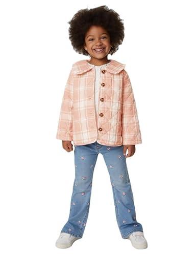 marks & spencer girl's a-line coat (t775301vpink mix_pink