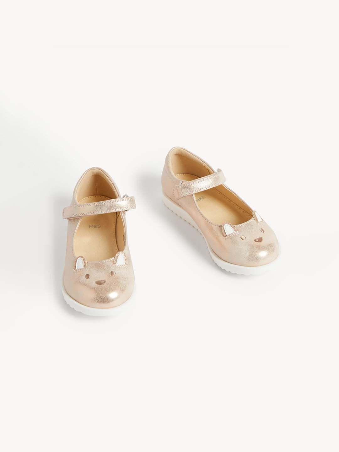 marks & spencer girls embellished ballerinas