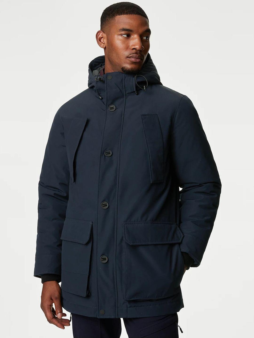 marks & spencer hooded longline puffer jacket