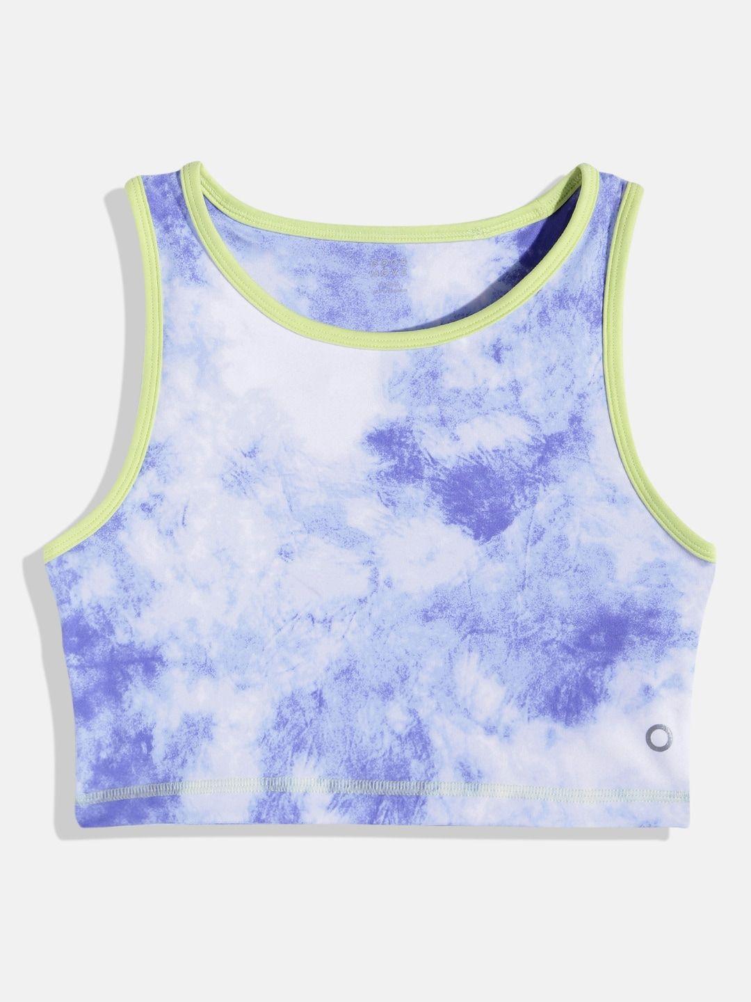 marks & spencer kids tie and dye printed sleeveless t-shirt