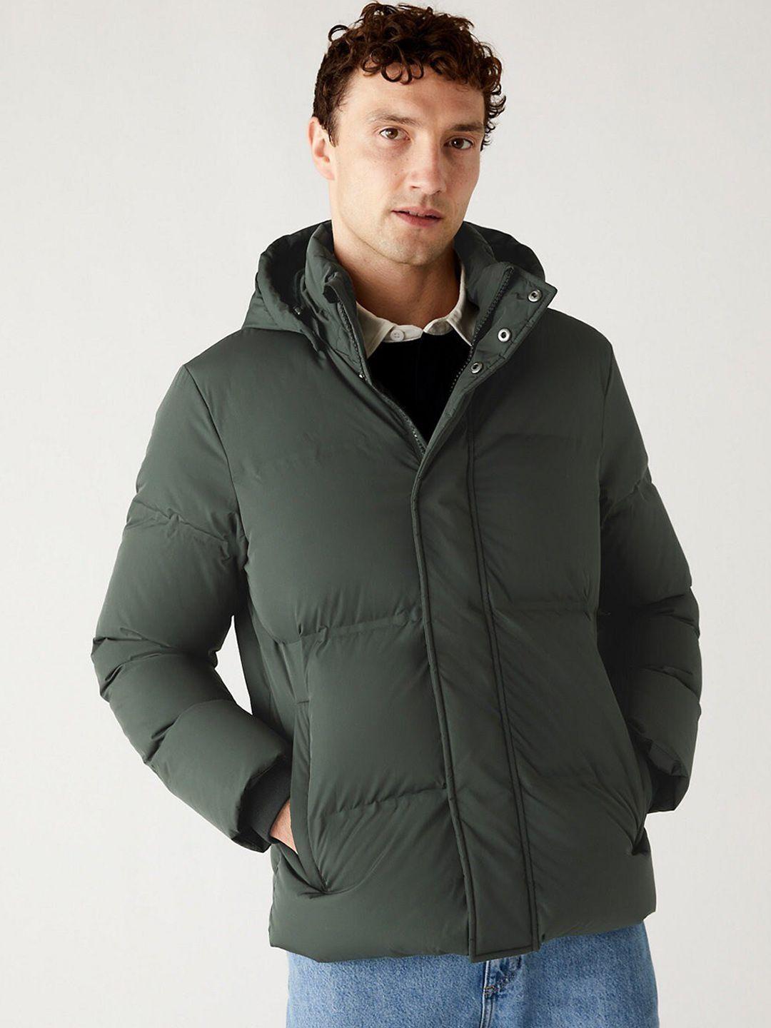 marks & spencer lightweight longline puffer jacket