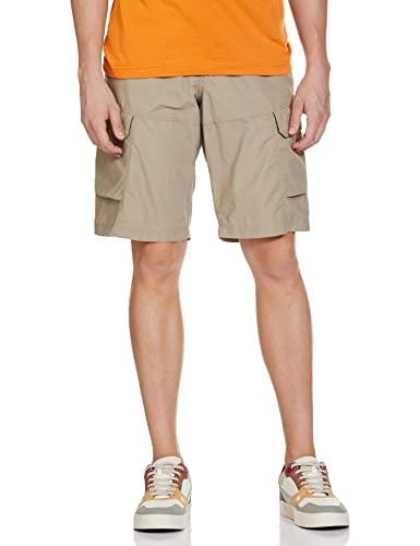 marks & spencer men's chino shorts (t17_7445m_stone_m)