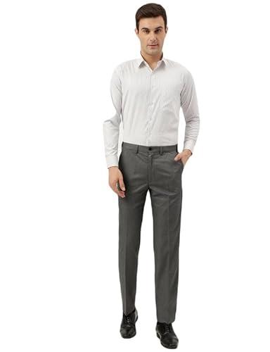 marks & spencer men's regular casual pants (t703440kcharcoal_charcoal