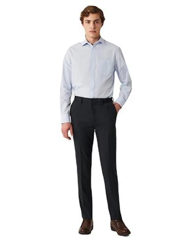 marks & spencer men's tailored casual pants (t704245tcharcoal_charcoal