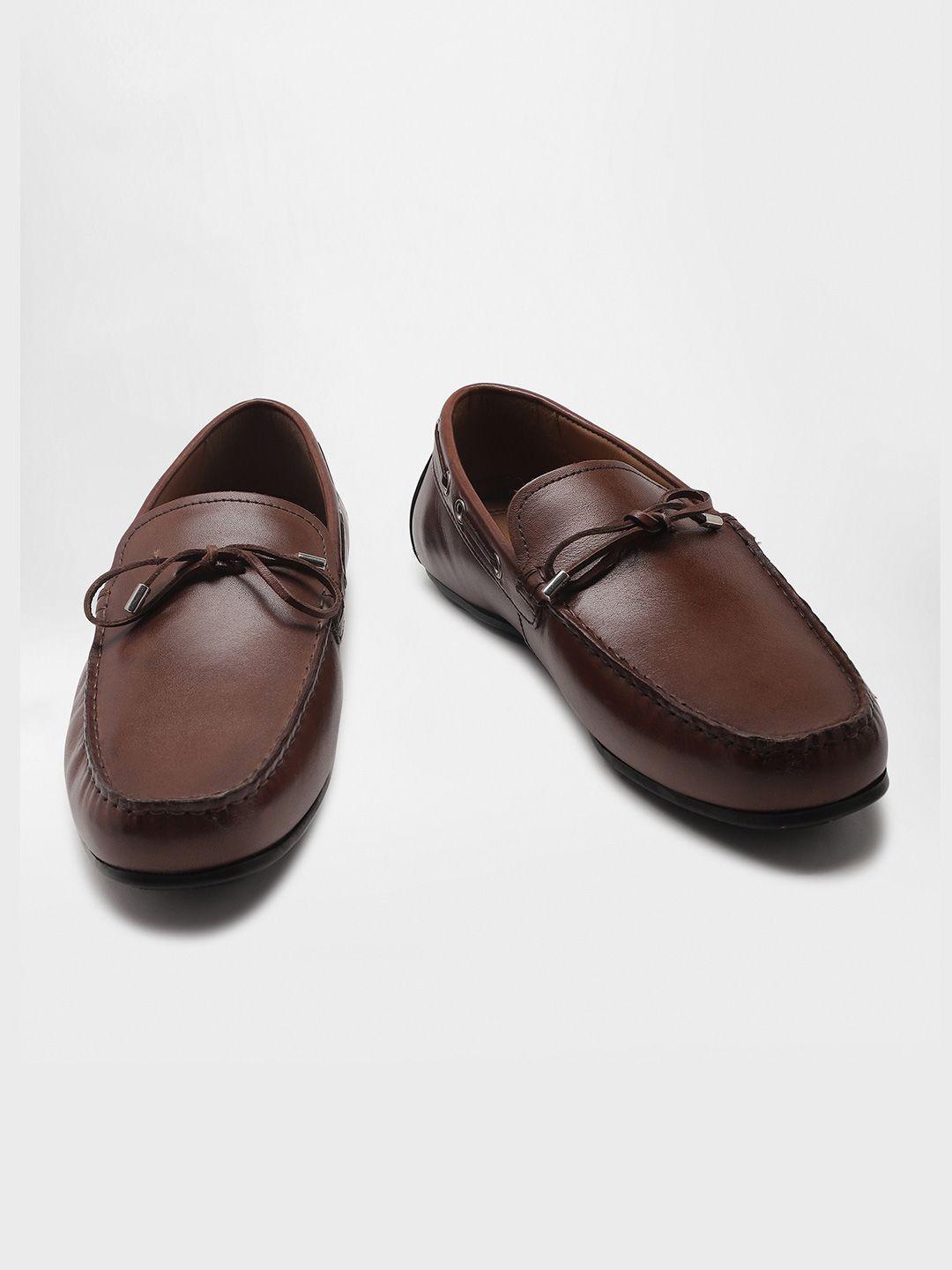 marks & spencer men leather boat shoes