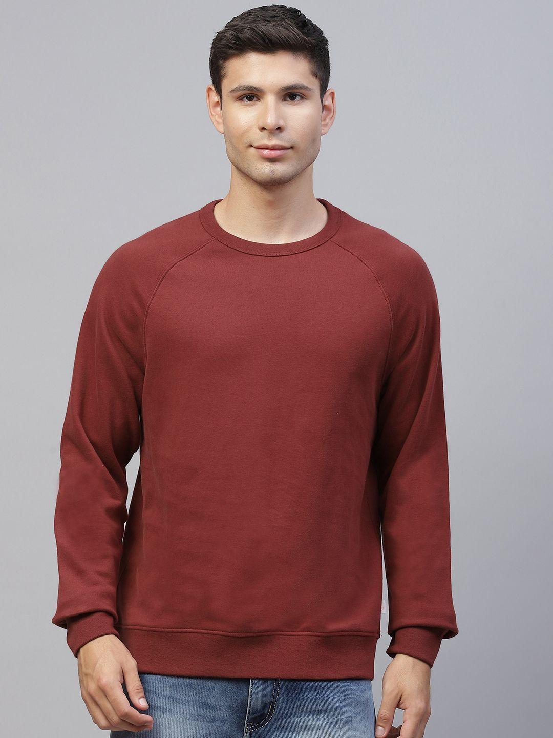 marks & spencer men maroon sweatshirt