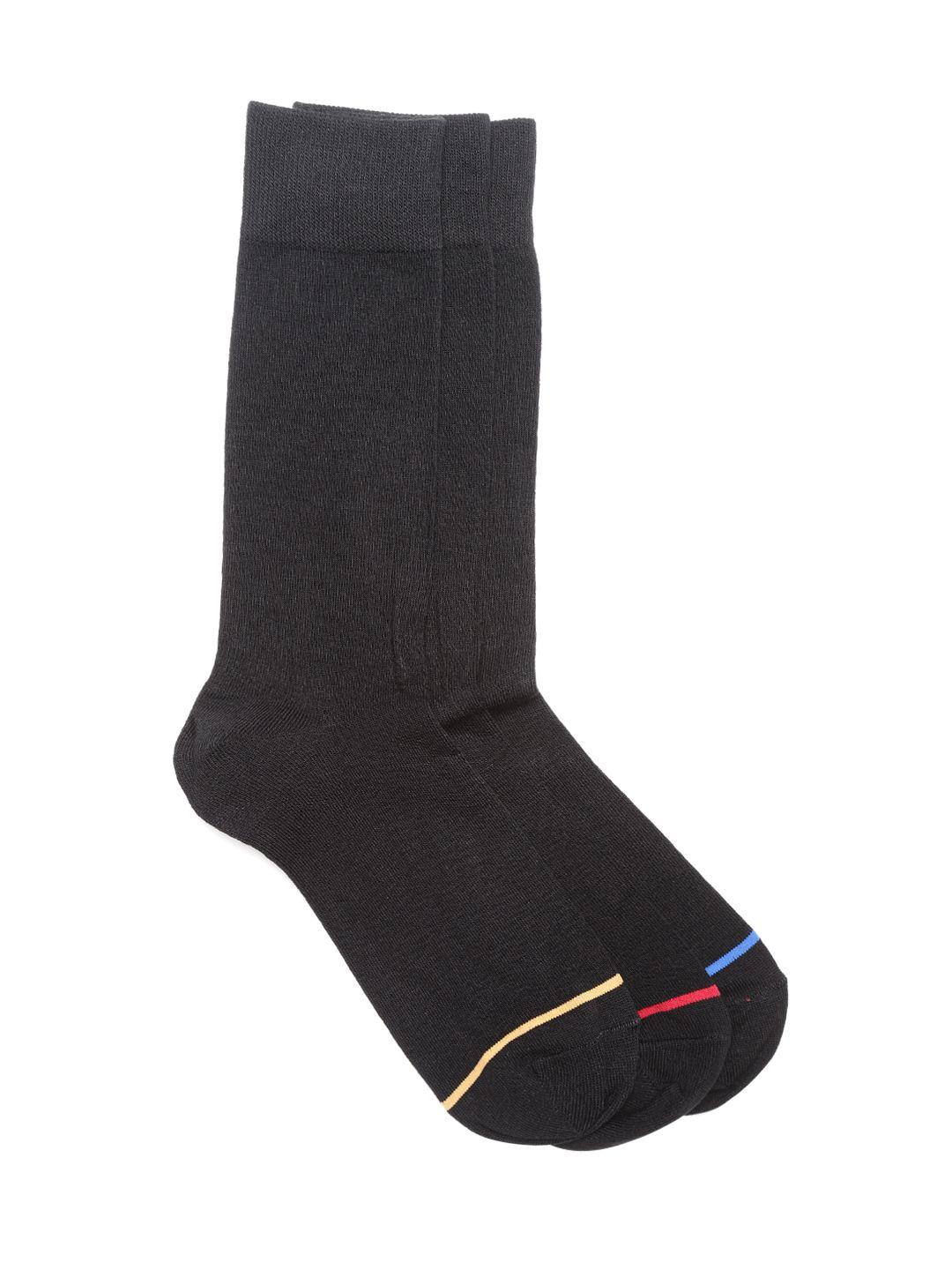 marks & spencer men pack of 3 black heatgen thermal supersoft above ankle length socks