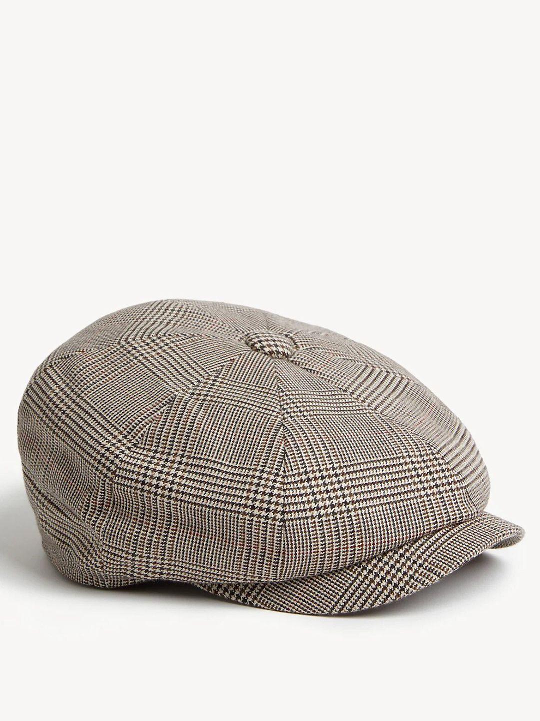 marks & spencer men printed ascot cap