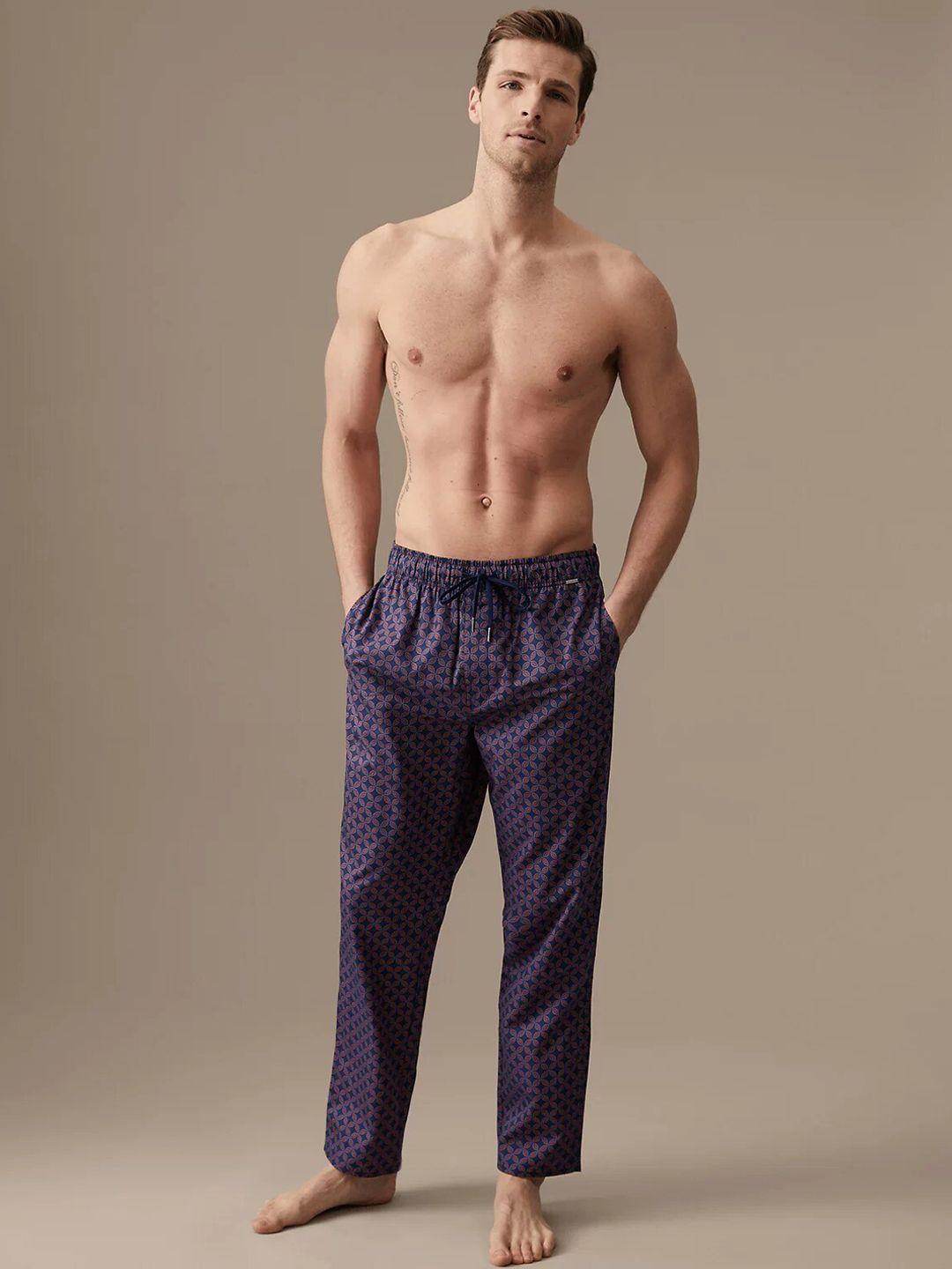 marks & spencer men printed lounge pants