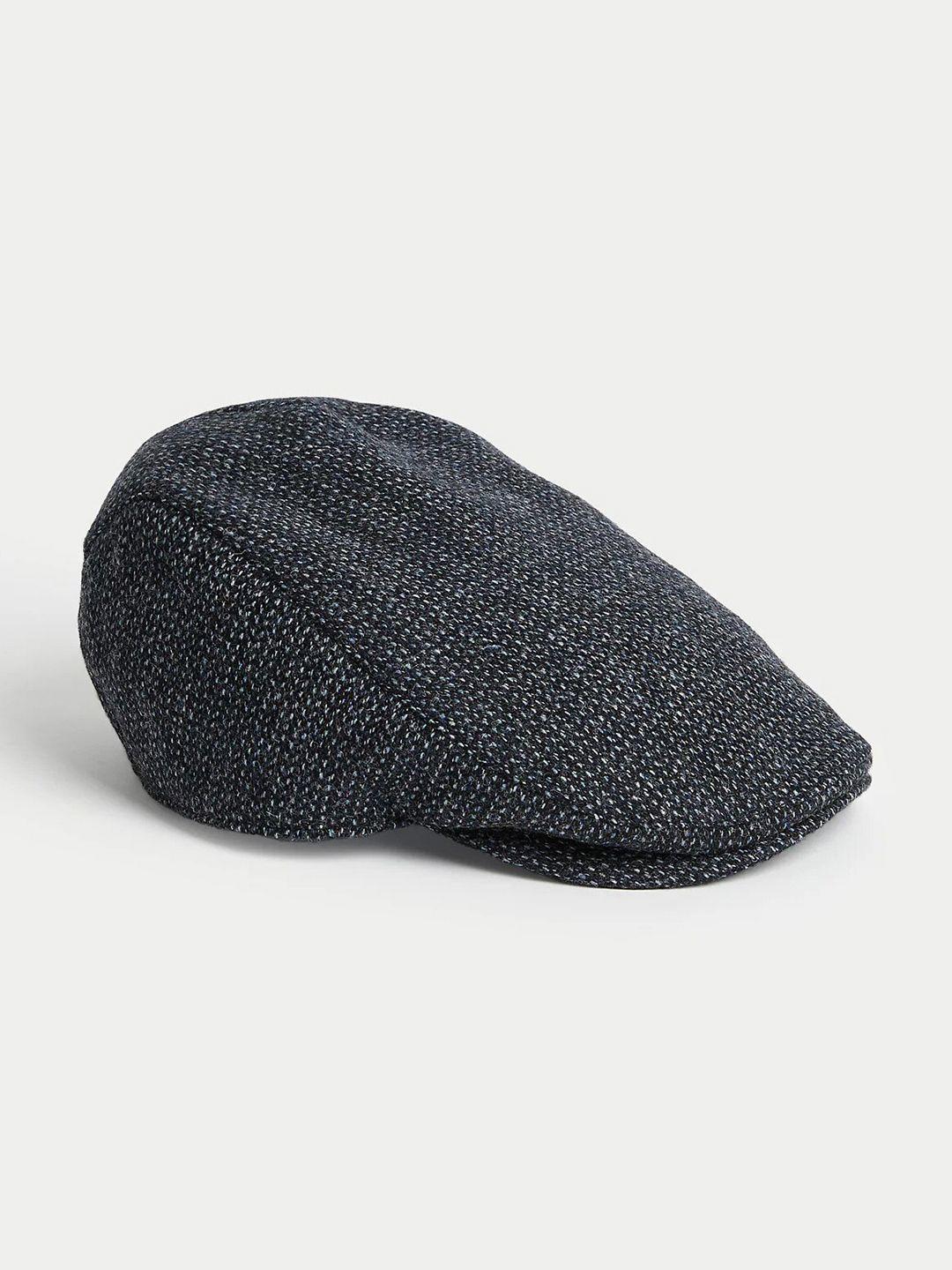 marks & spencer men self design ascot cap