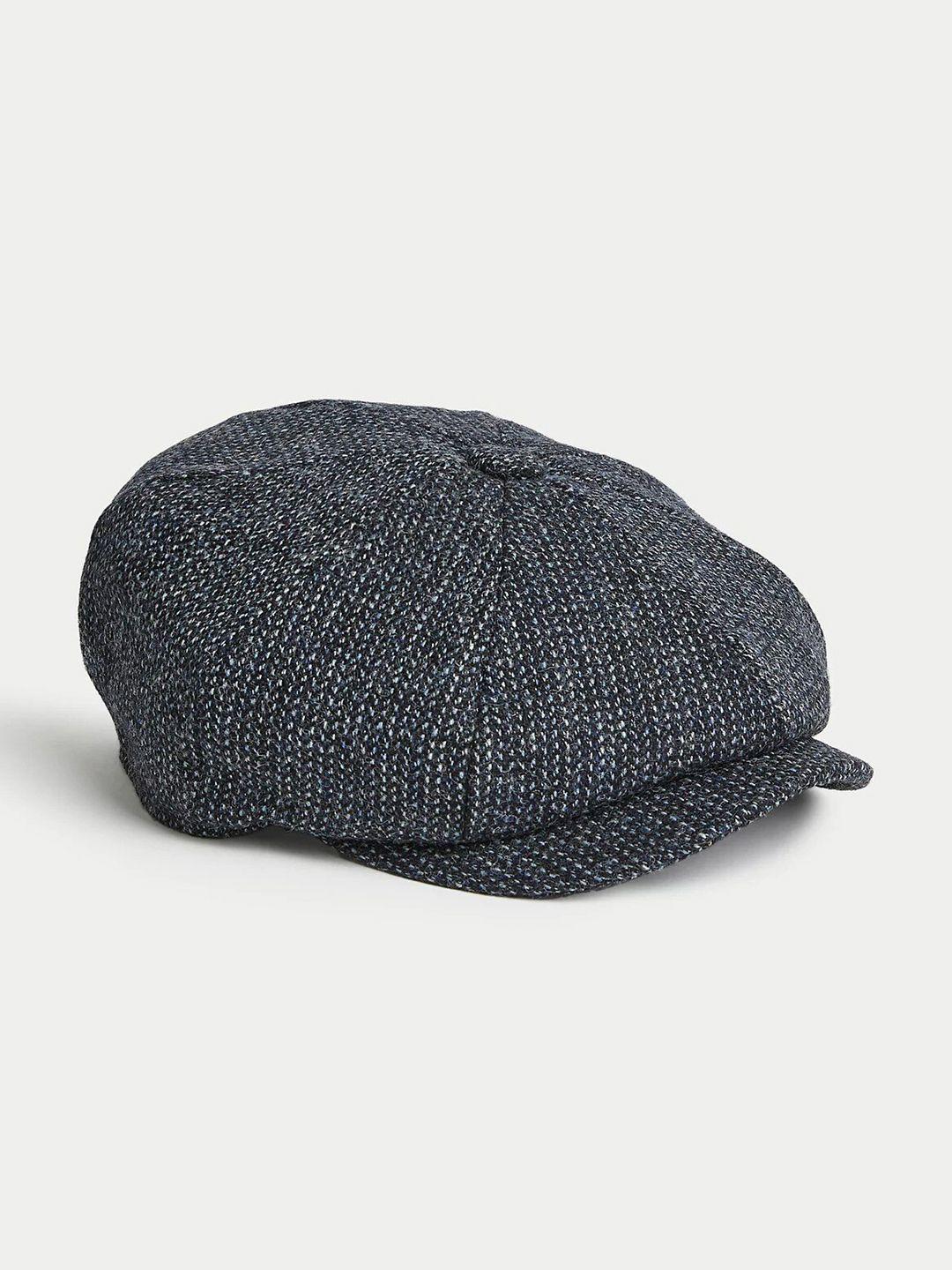 marks & spencer men self design ascot cap