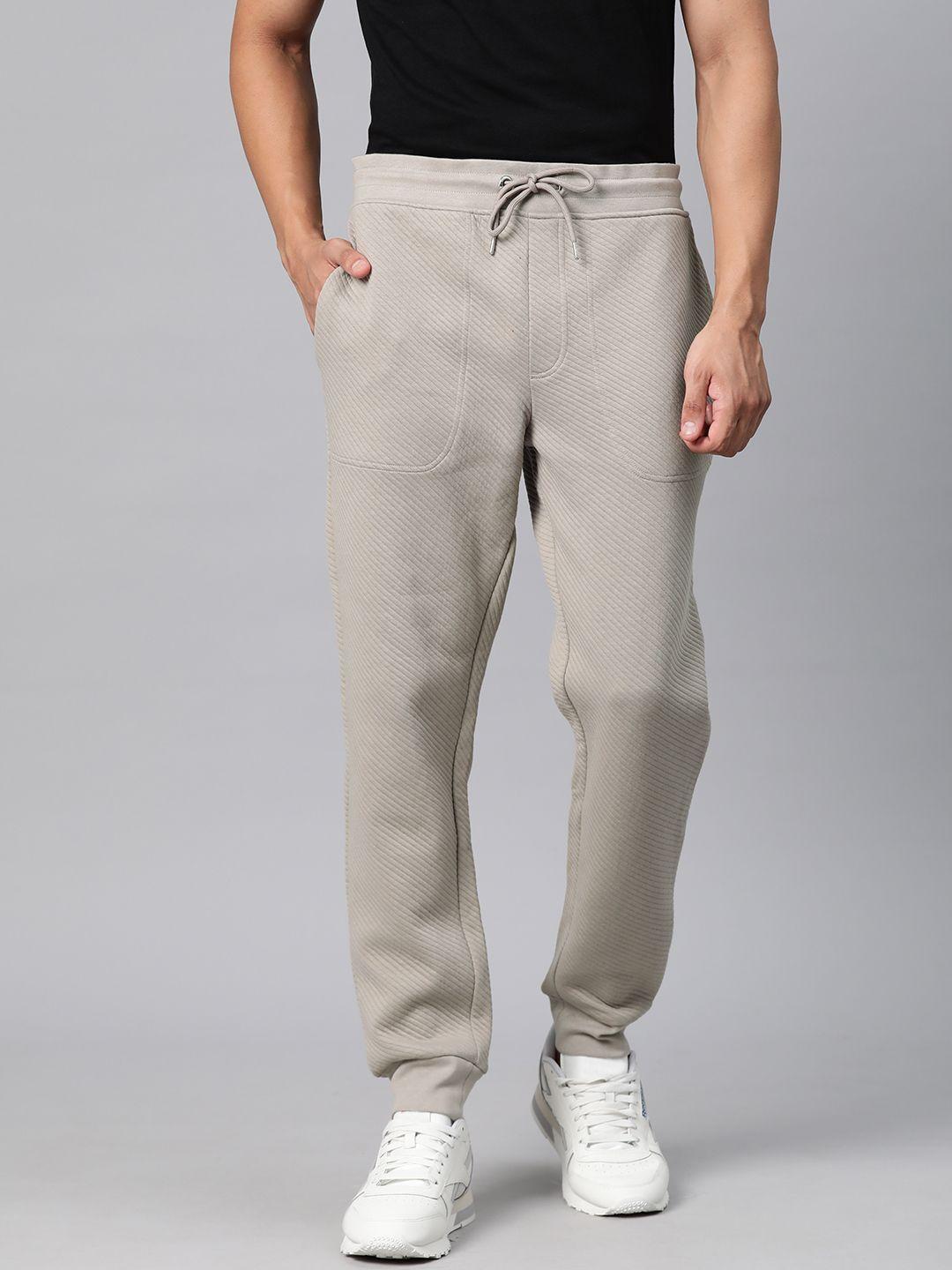 marks & spencer men striped joggers