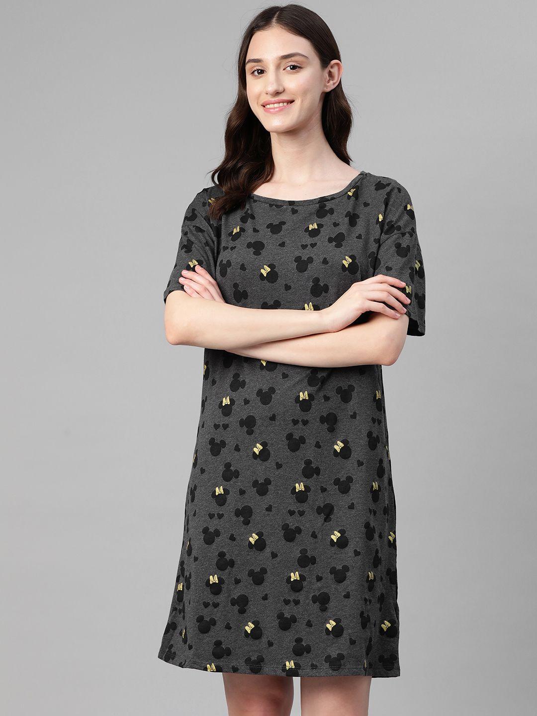 marks & spencer mickey mini mouse print t-shirt dress