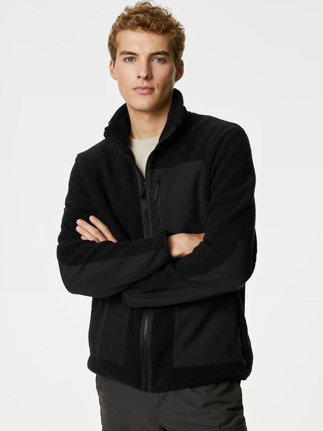 marks & spencer mock collar bomber jacket