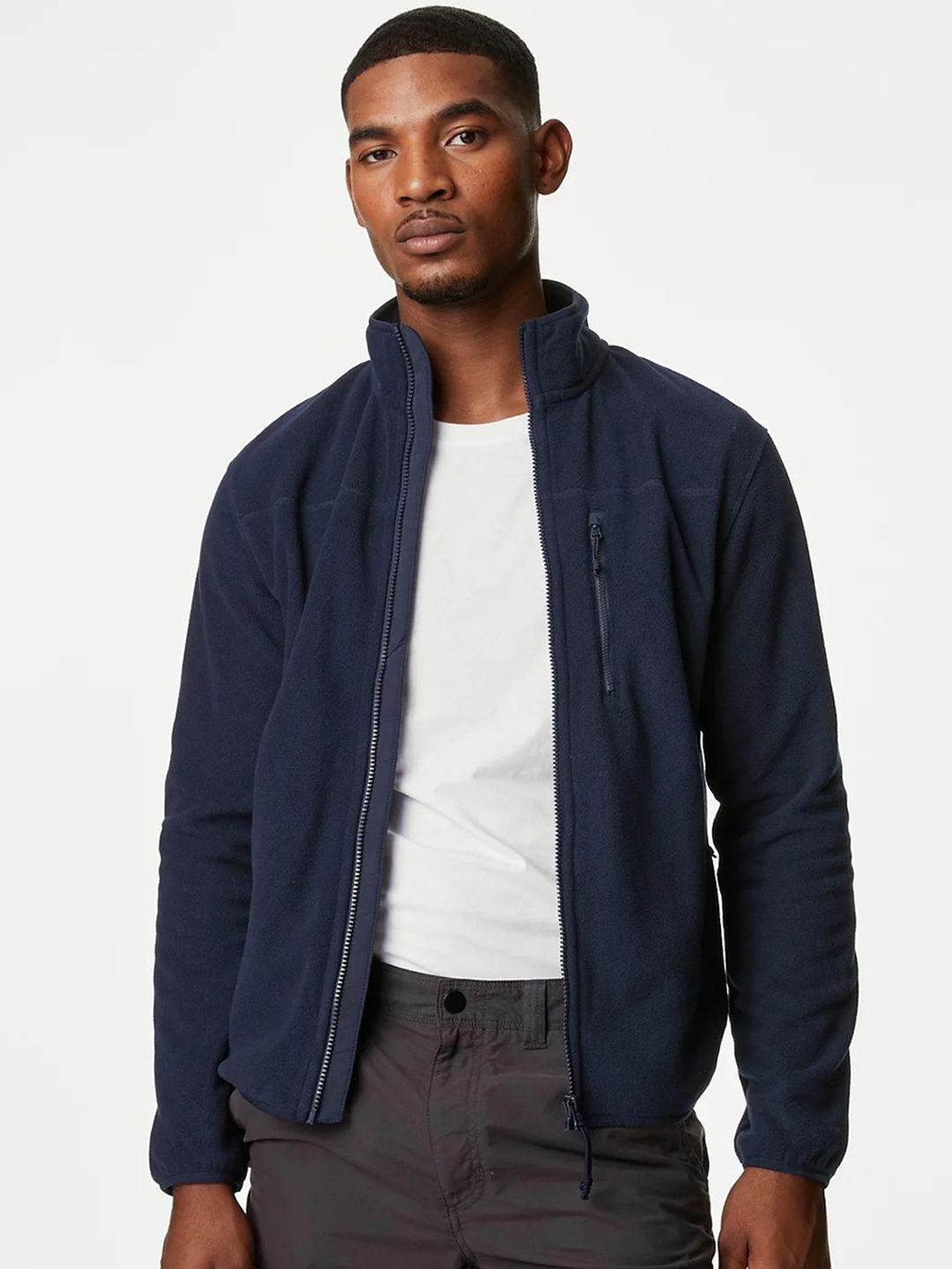 marks & spencer mock collar bomber jacket