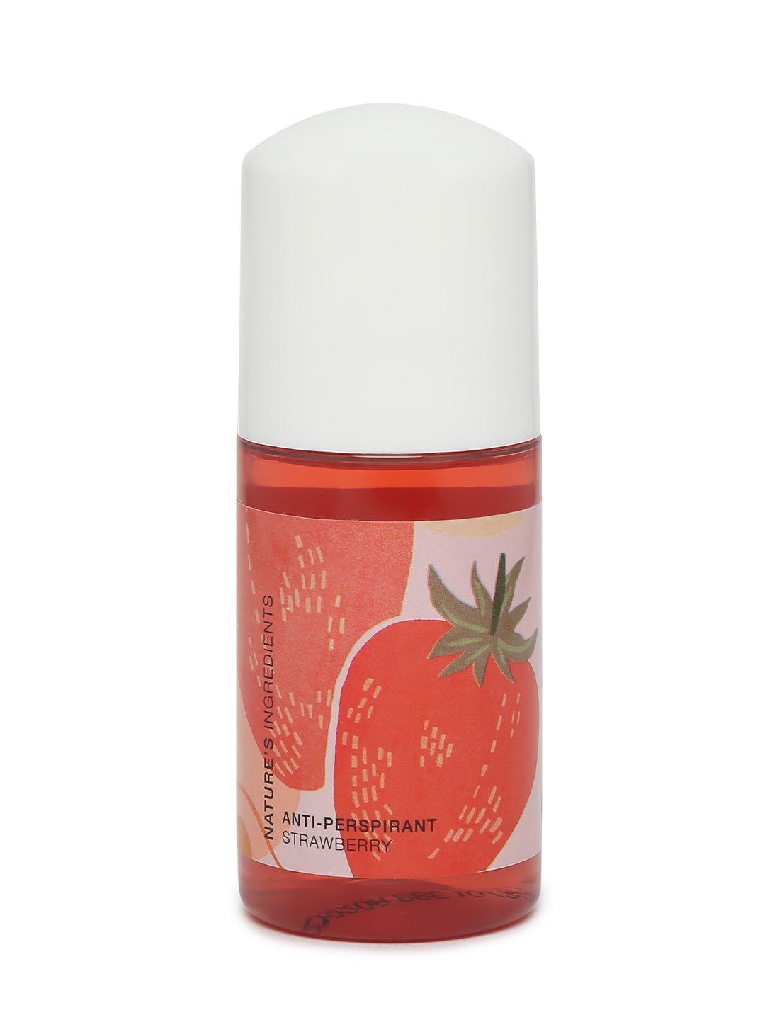 marks & spencer natures ingredients strawberry anti-perspirant roll-on deodorant - 50 ml