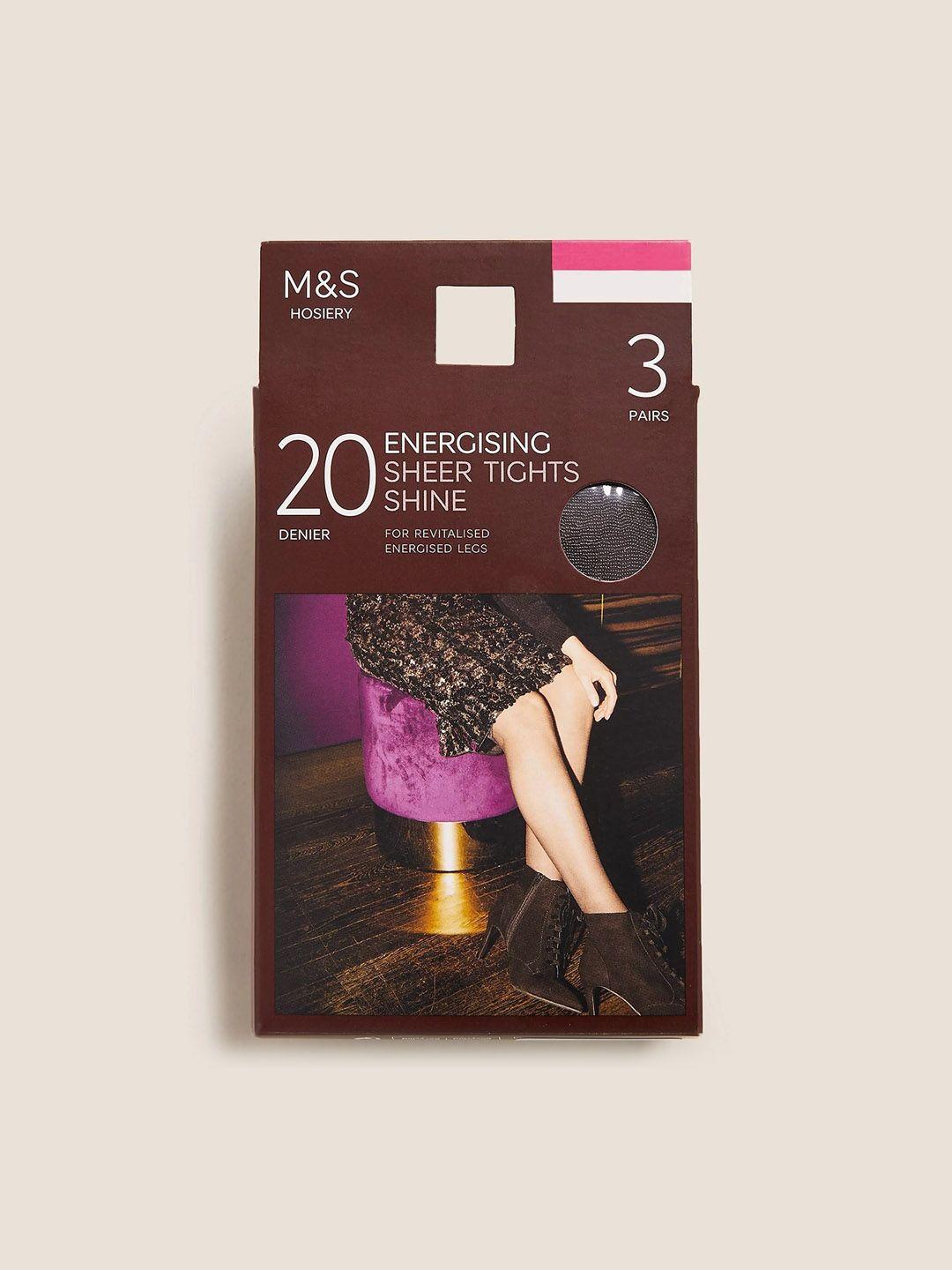 marks & spencer pack of 3 sheer stockings