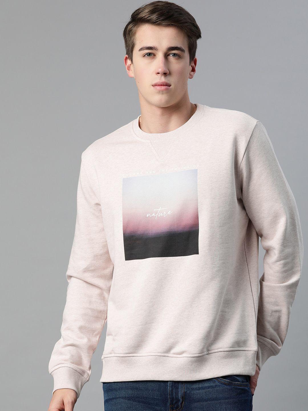 marks & spencer pure cotton graphic printed sweatshirt