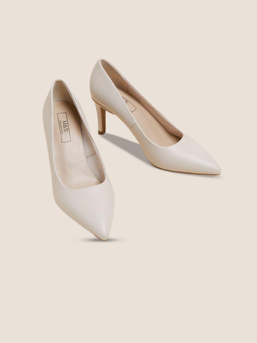 marks & spencer solid slim pumps