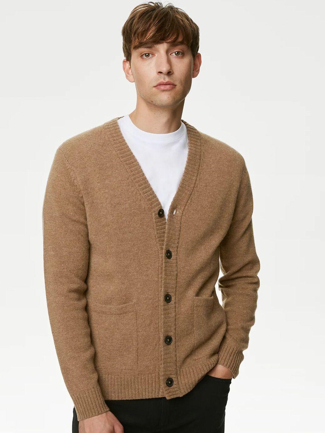 marks & spencer v-neck woollen cardigan