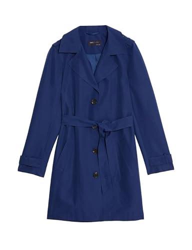 marks & spencer women's trench coat (t593432vrich blue_rich