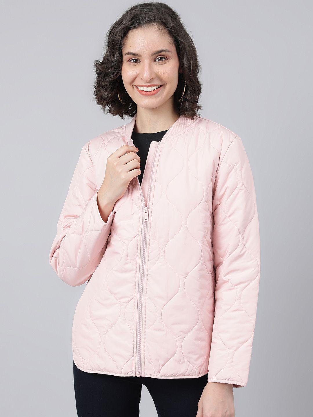 marks & spencer women pink lightweight quilted jacket