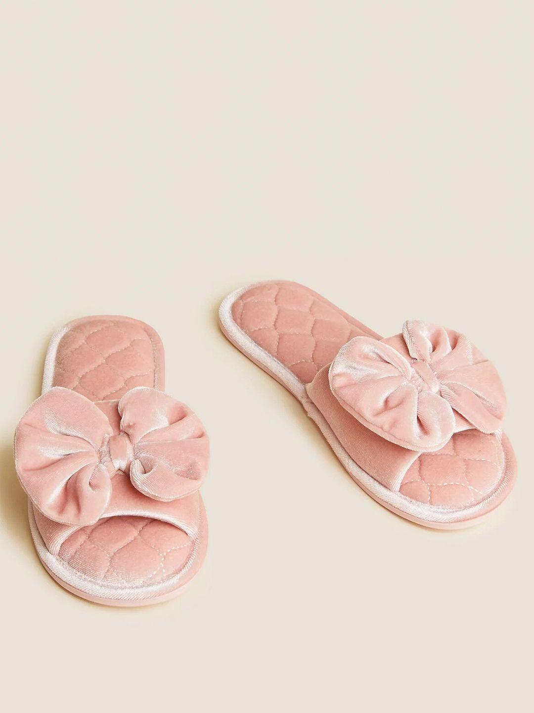 marks & spencer women sliders with bows