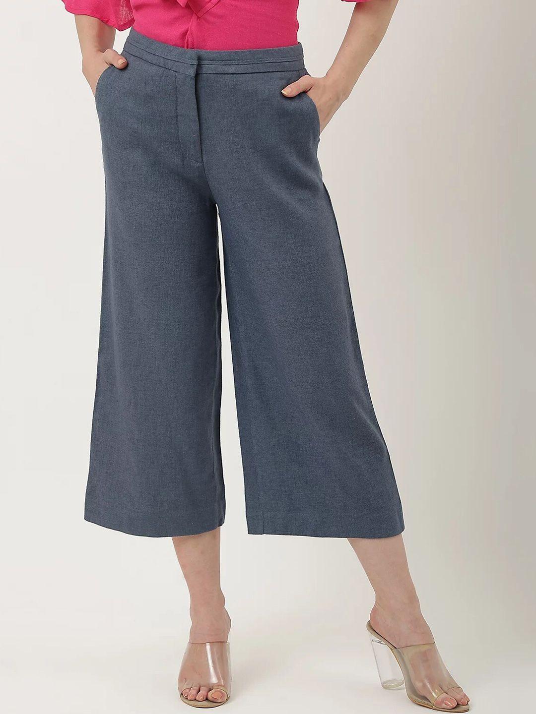 marks & spencer women straight fit high-rise culottes