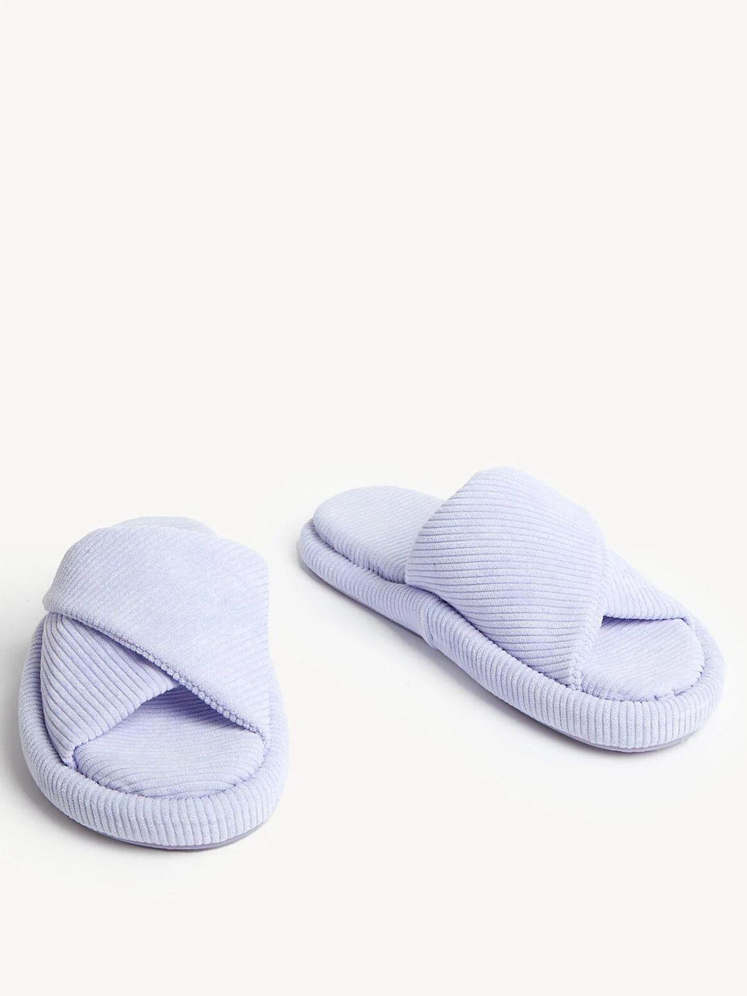 marks & spencer women striped room slippers