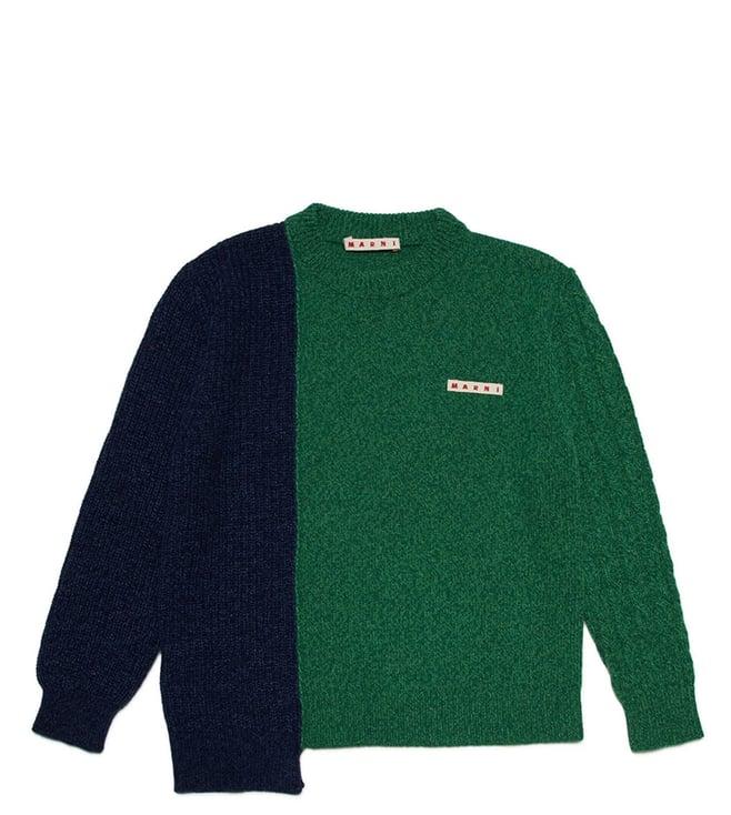 marni kids multi regular fit asymmetric sweater