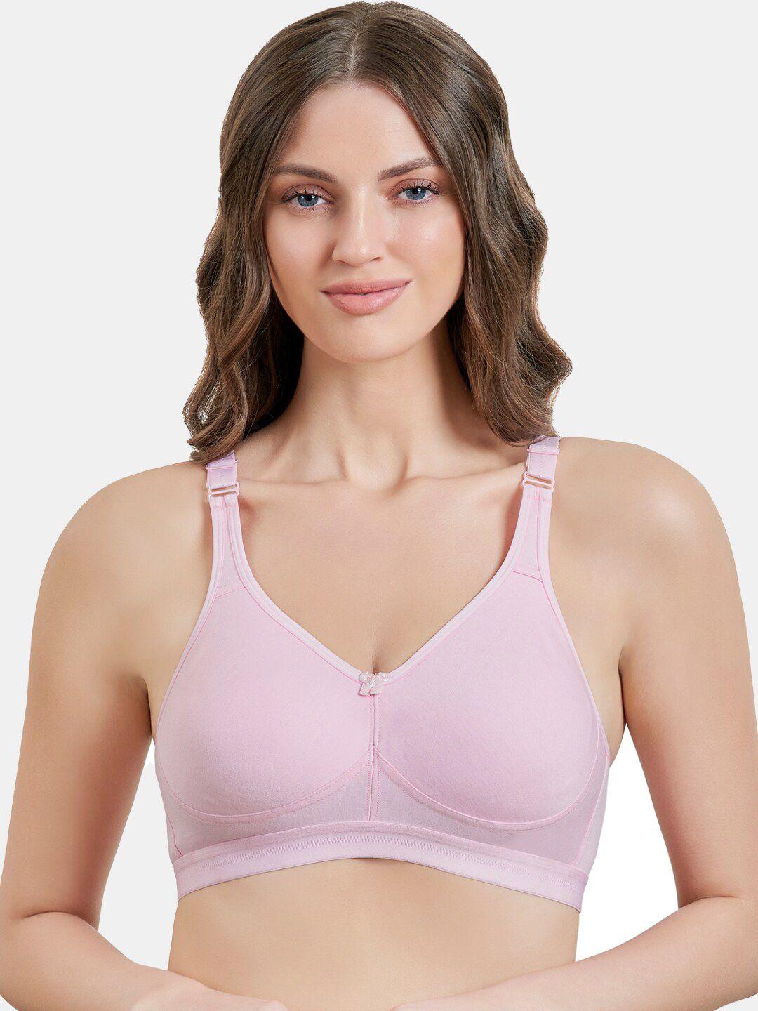 maroon full coverage all day comfort seamless cotton t-shirt bra