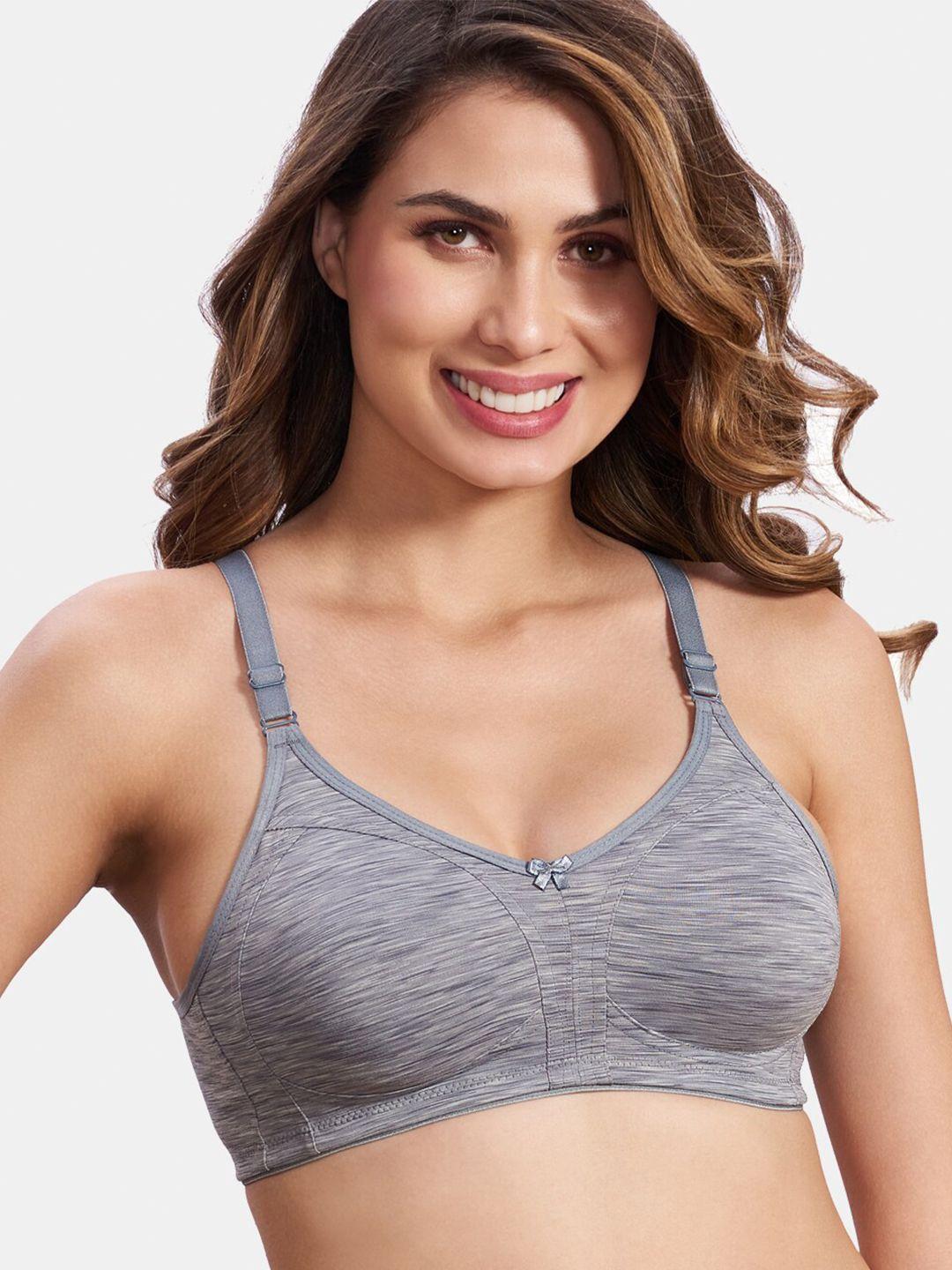 maroon full coverage non-wired non-padded cotton everyday bra