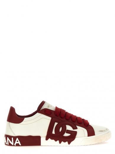 maroon portofino vintage sneakers