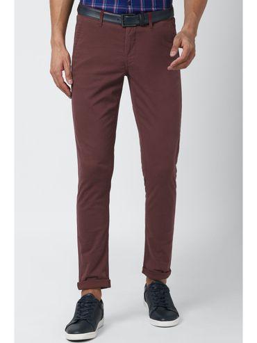 maroon trousers