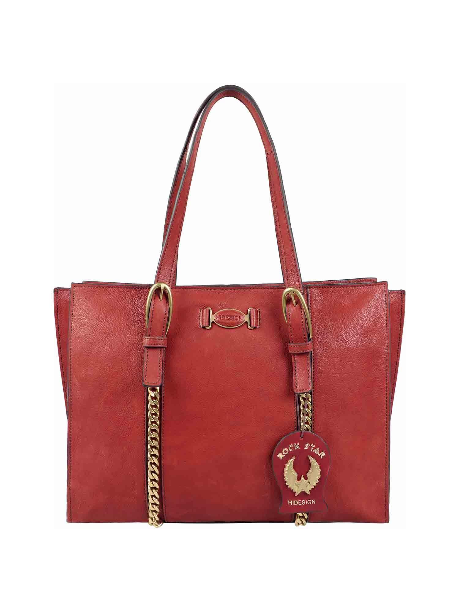 marron handbag