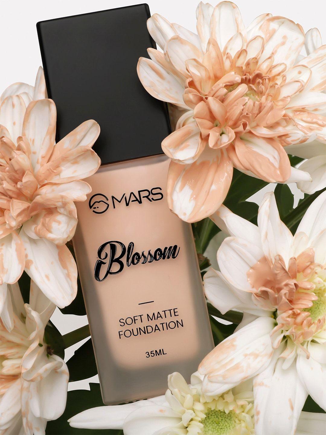 mars blossom pure beige soft matte foundation 35 ml