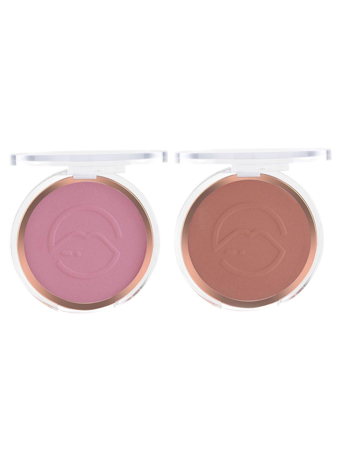 mars set of 2 flush of love highly pigmented matte face blusher - shade 02 & 05