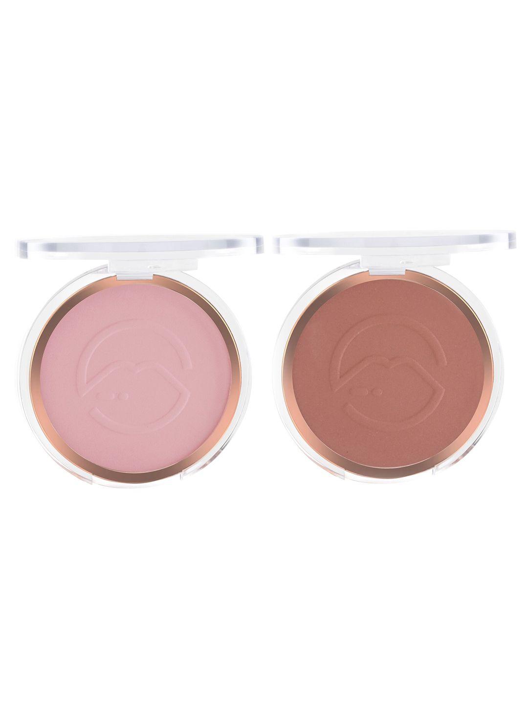 mars set of 2 flush of love highly pigmented matte face blusher - shade 02 & 06