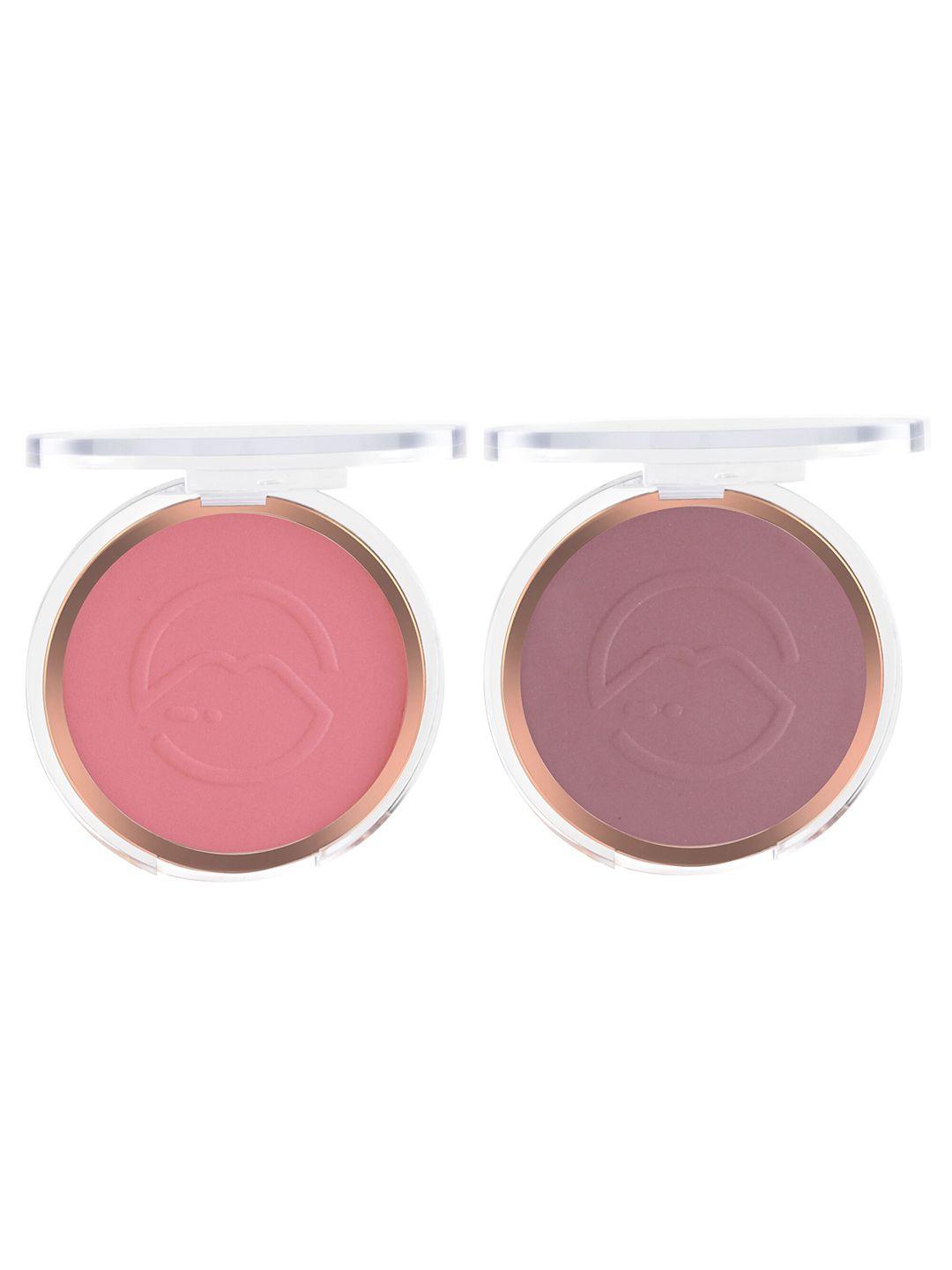 mars set of 2 flush of love highly pigmented matte face blusher - shade 03 & 04
