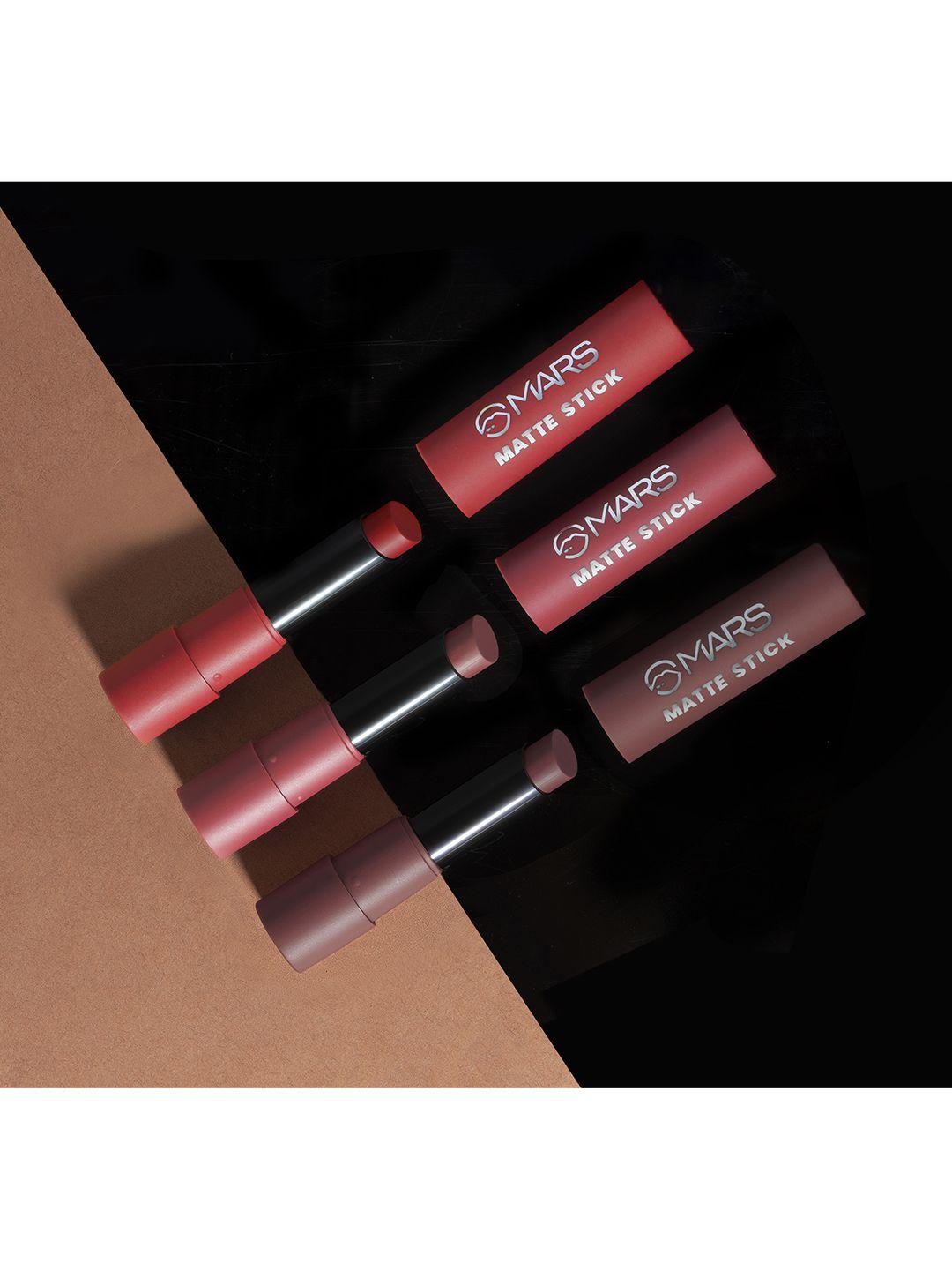 mars set of 3 matte lipsticks box - reds and maroons 01