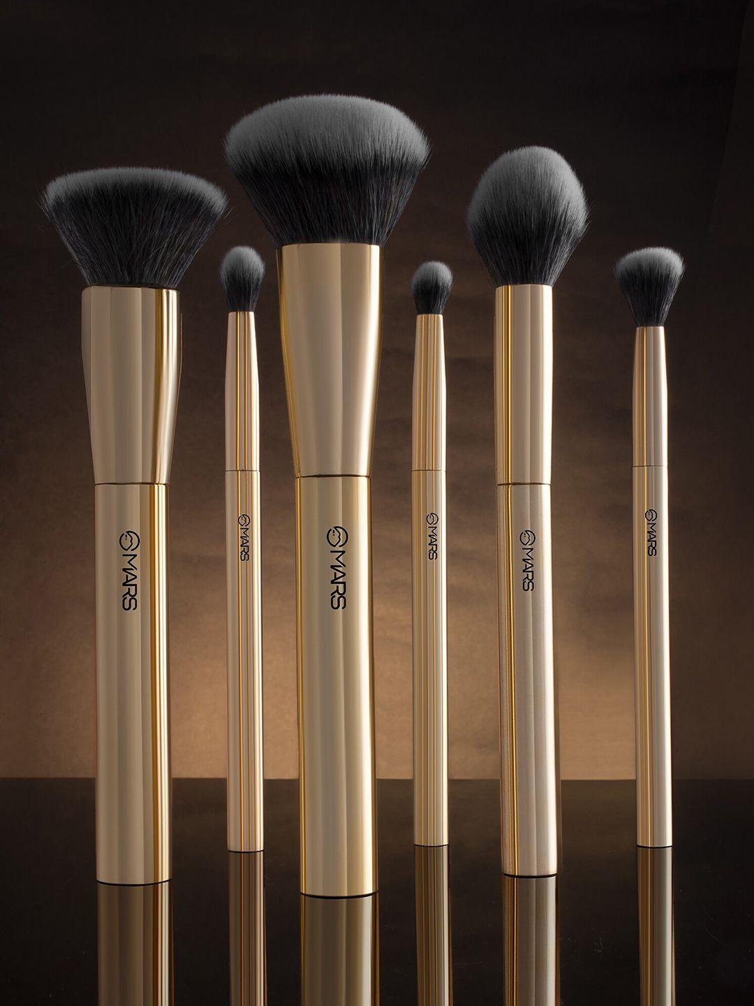 mars set of 6 artist's arsenal makeup brushes